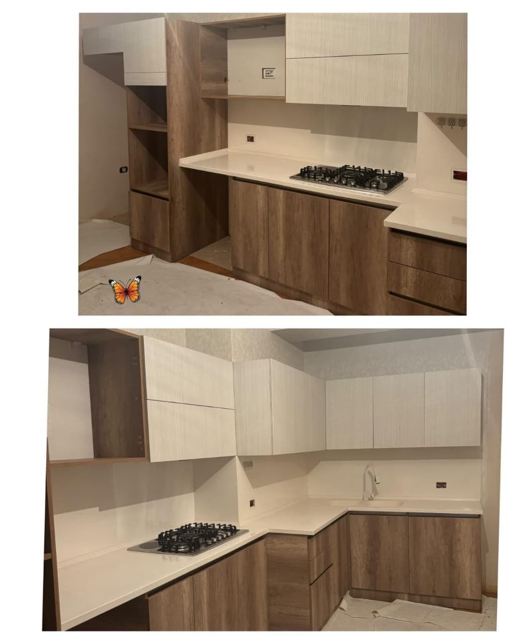 Metbex mebeli 630m üstü mermer 7.35 ölçüdedir. 2 aydı yığılıb. Boş — Mətbəx mobilyası, Bakı
