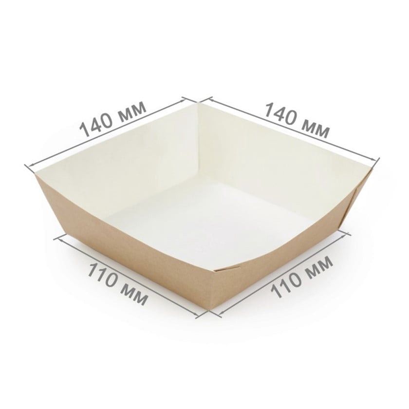 Cips və Burger qutusu Eco tray 550 Loyal_396592910, 50 əd — Mallar, Bakı (3)