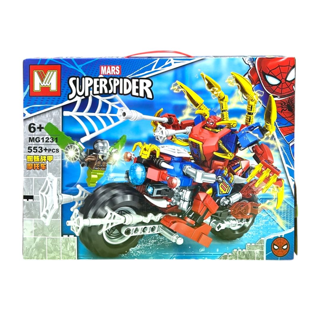 Blok konstruktoru Mars Super Spider MG1231, 6+, 553 parça — Mallar, Bakı