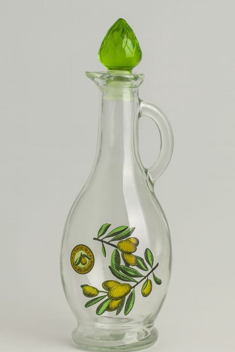 Yağ və sirkə üçün qab, şüşə, şəffaf, 500 ml — Bakı