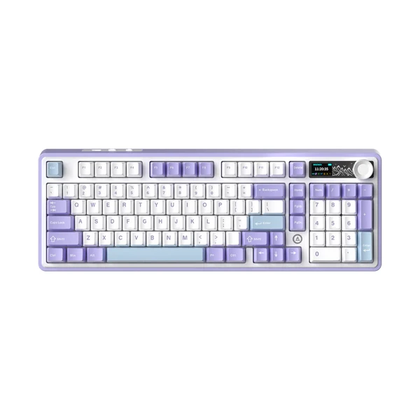 Ajazz AK980 V2 Purple-White-Blue — Mallar, Bakı