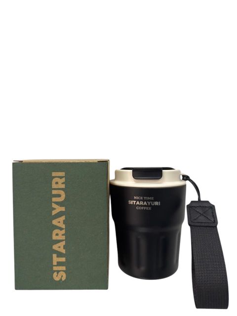 Termo fincan 84422255, paslanmayan polad, qara, 290 ml — Bakı