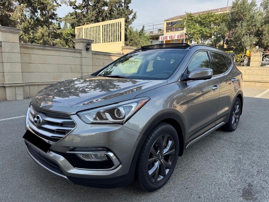 Hyundai Santa Fe, 2.0 L, 2017 il, 168 000 km — Avtomobillər, Bakı (3)
