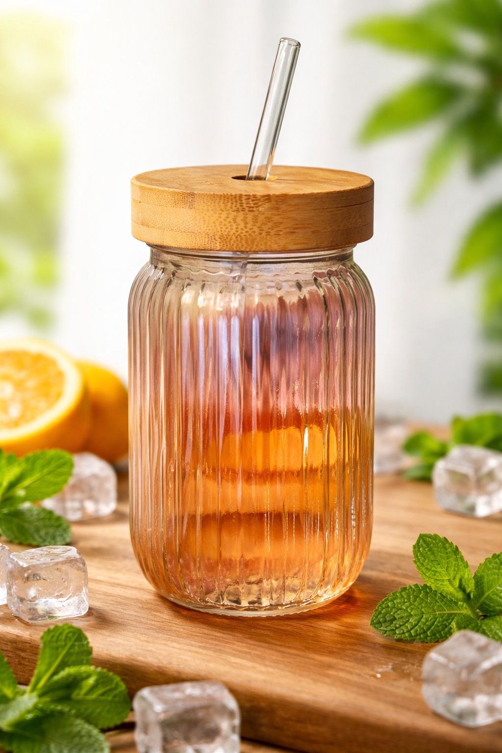 Borucuqlu stəkan 48883138, 500 ml, şüşə, şəffaf, 1 əd + 1 əd Hədiyyə — Mallar, Bakı (3)