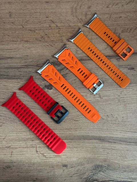 Samsung Galaxy Watch Ultra Orange Combo kəmər dəsti — Bakı