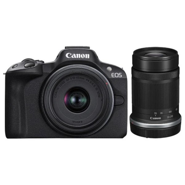 Canon eos R50 bk + rf-s 18-45mm s + rf-s 55-210mm s see 5811C034 — Bakı
