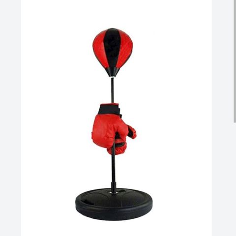 Dayaqlı boks kisəsi boks, kikboksinq və MMA üçün qırmızı-qara — Bakı