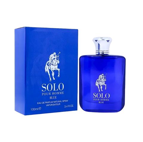 Fragrance World Solo Pour Homme Blue kişilər üçün ətir suyu 100 ml — Bakı