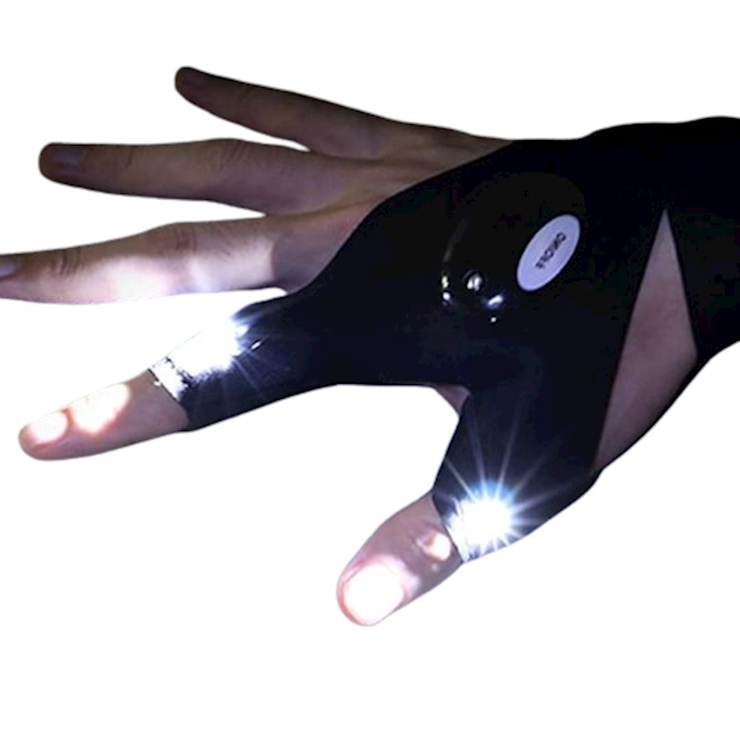 LED fənərli əlcək glovelite, qara — Mallar, Bakı (2)