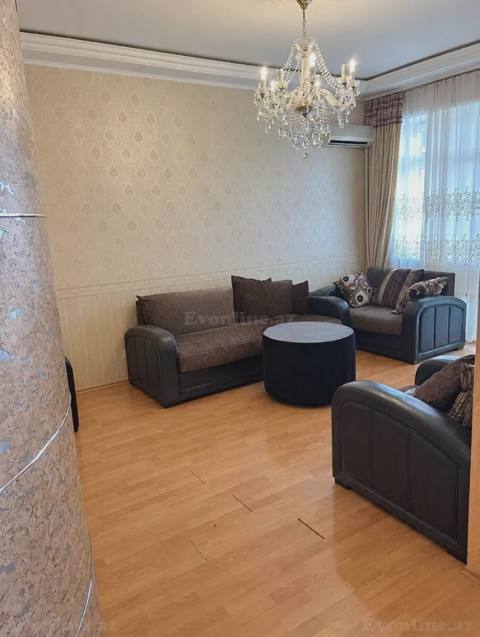 Kirayə verilir 2 otaqlı Mənzil Yeni tikili 65 m² Bakı, Yasamal r., Elmlər Akademiyası m — Məhəmməd Bəy — Apartment