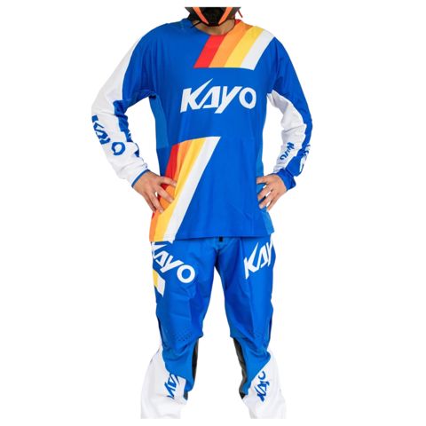 Motosikl geyim dəsti Kayo, göy, ölçü 3XL — Bakı