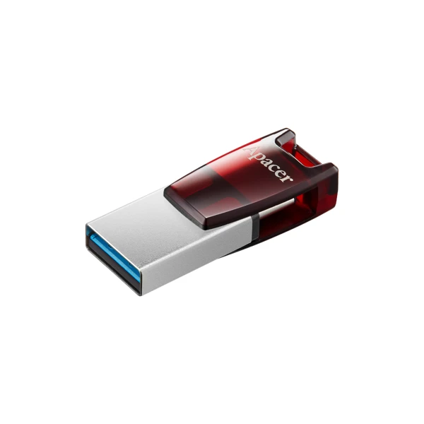 Apacer AH180 64GB USB 3.2 Gen 1 Type-C red AP64GAH180R-1 — Mallar, Bakı