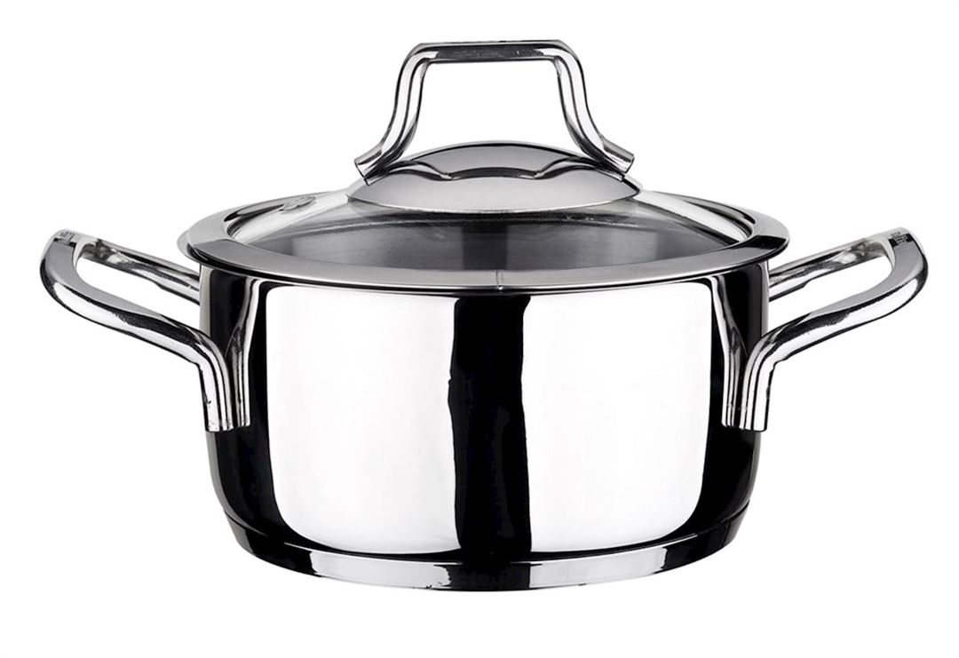 Qazan Leggno Topline, paslanmayan polad, 14 sm/1750 ml, gümüşü — Mallar, Bakı