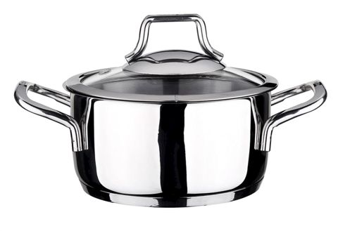 Qazan Leggno Topline, paslanmayan polad, 14 sm/1750 ml, gümüşü — Bakı