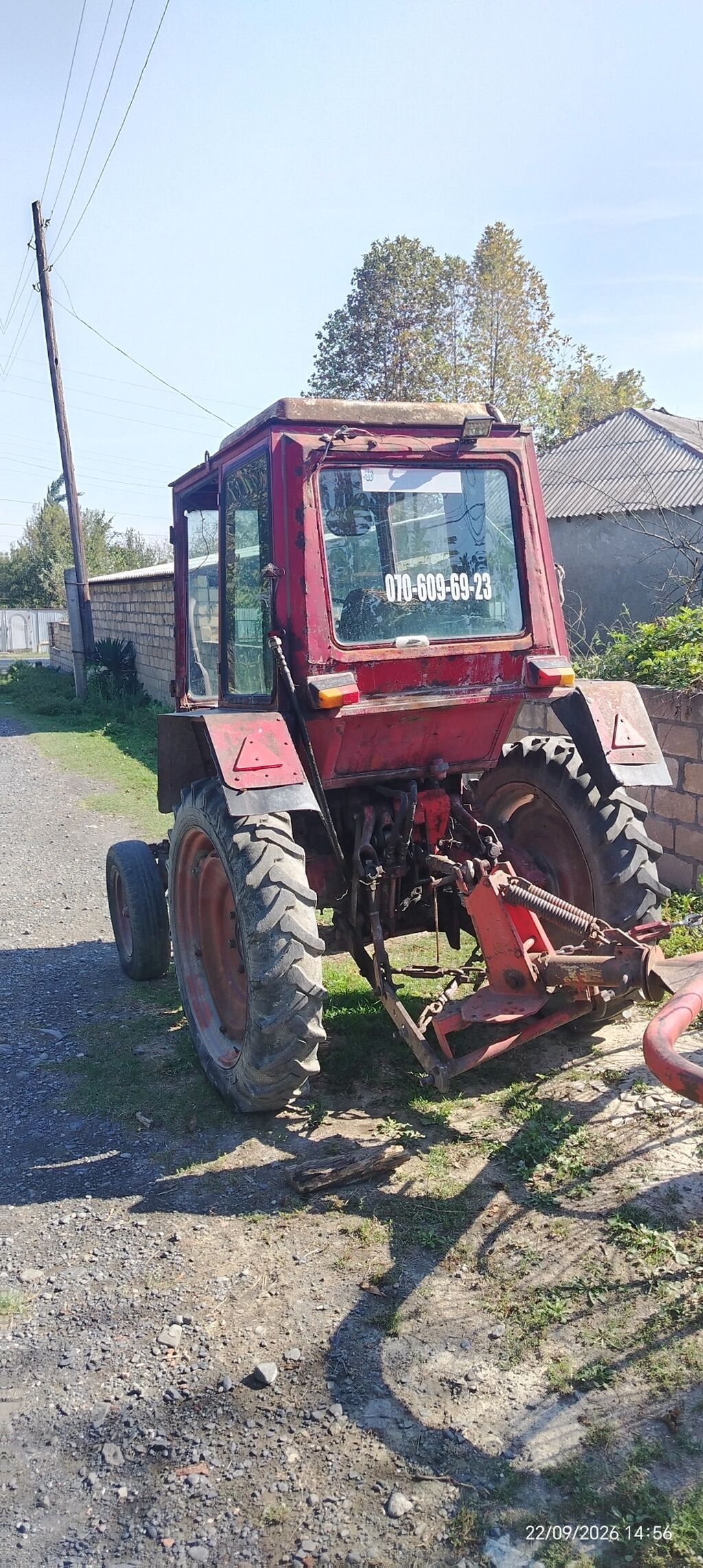 Traktor Belarus (MTZ) 25, 1989 il, 25 at gücü, motor 1.3 l, İşlənmiş — Traktorlar, Zaqatala (3)
