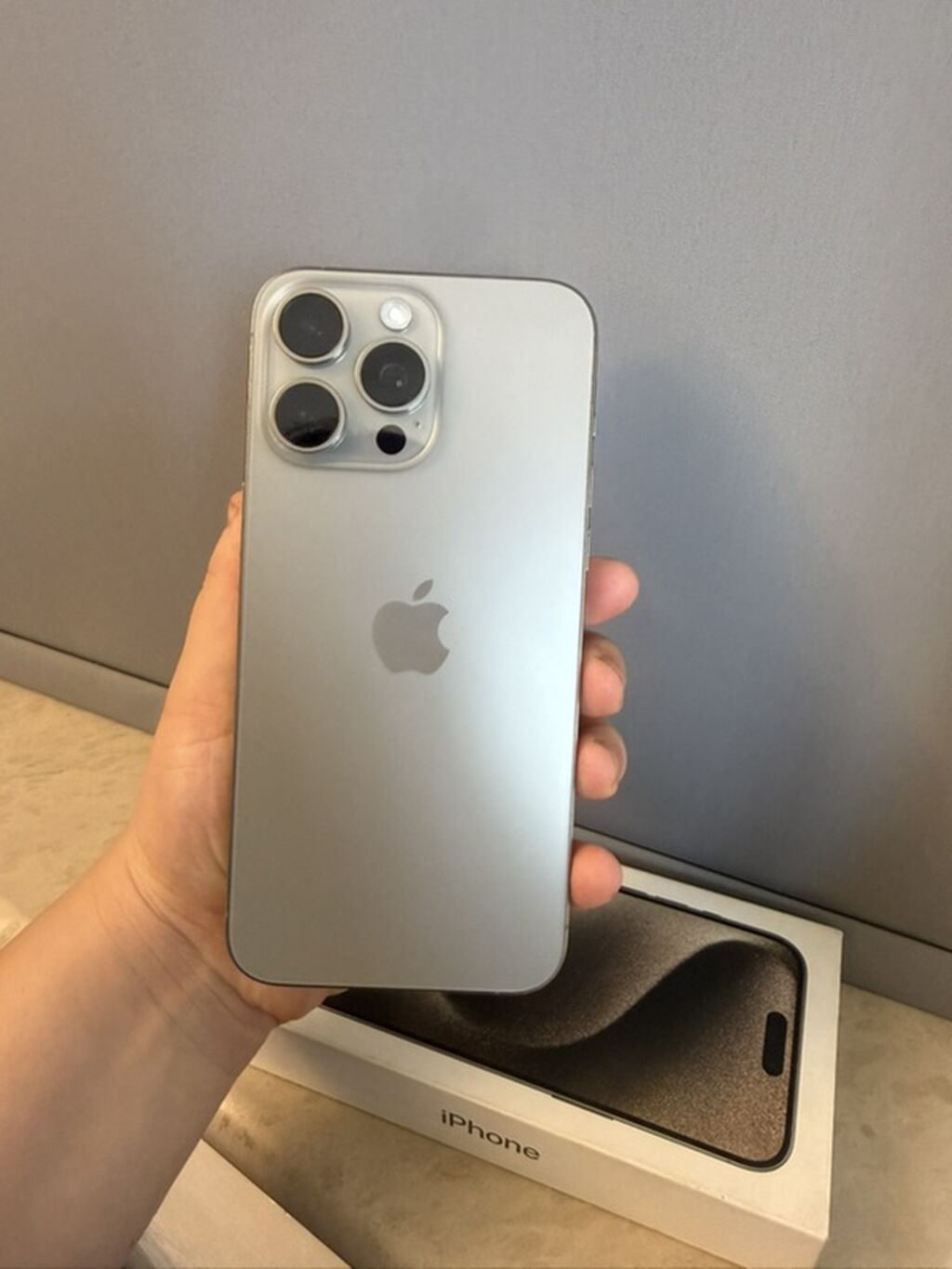 IPhone 15 Pro Max, Natural Titanium, Face ID — Apple iPhone, Bakı (6)