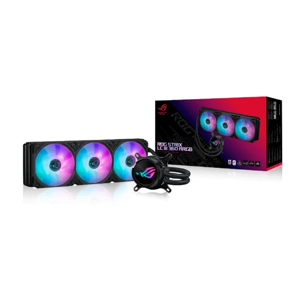 ASUS ROG Strix LC III 360 Argb liquid CPU cooler 90RC00W1-M0UAY0 — Bakı