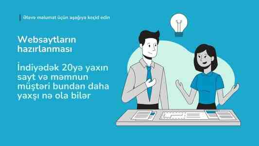 Saytların hazırlanması — Vebsayt və tətbiqlərin yaradılması, Bakı (3)