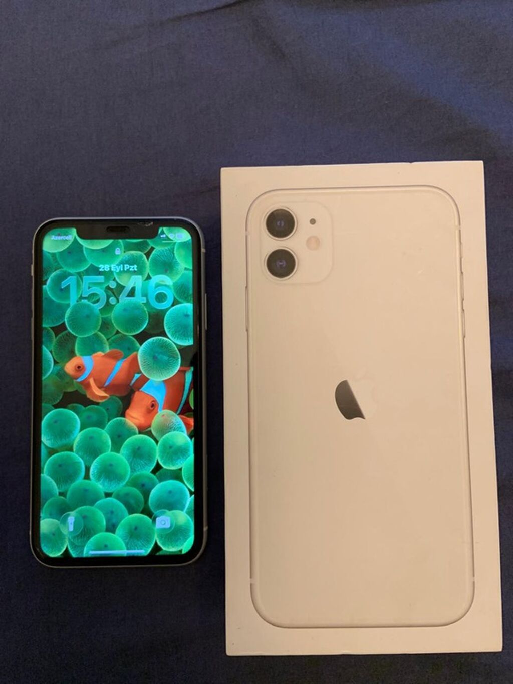 IPhone 11, Ağ, Face ID — Apple iPhone, Masazır (2)