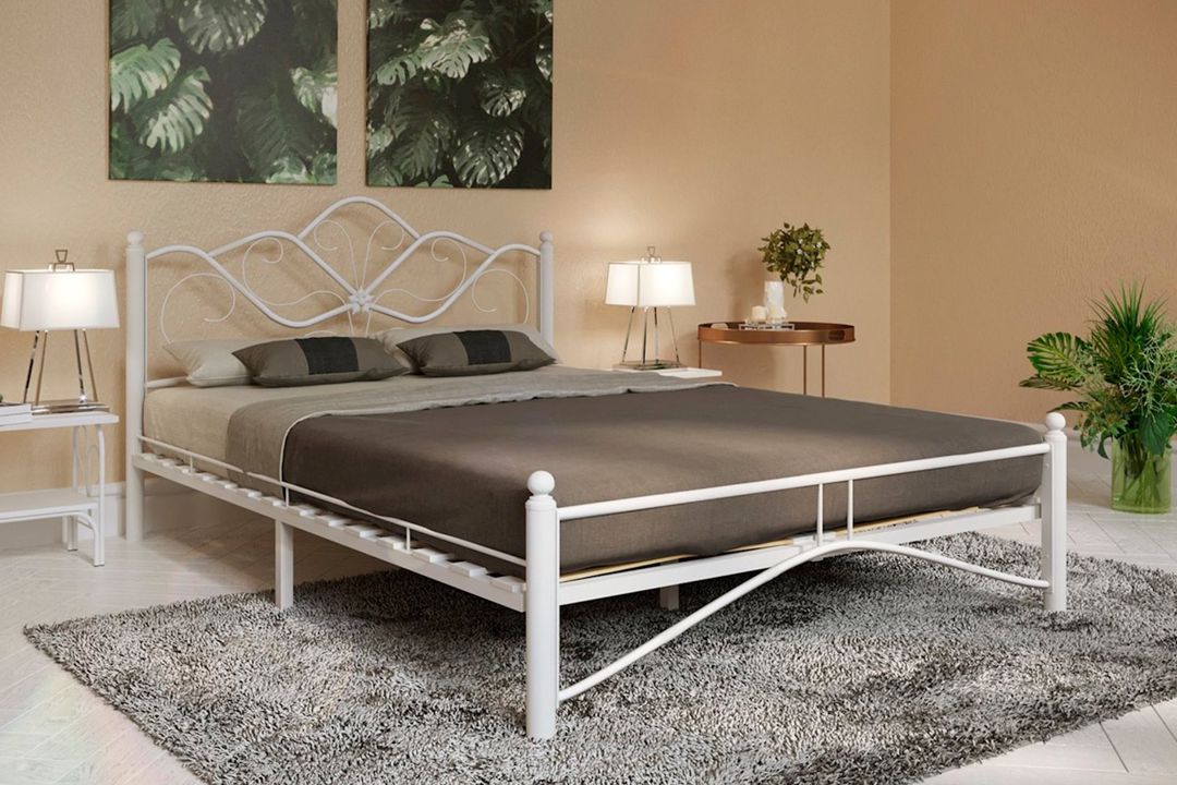 İki nəfərlik çarpayı Askona Luara 200x160 sm, ağ — Mallar, Bakı (2)