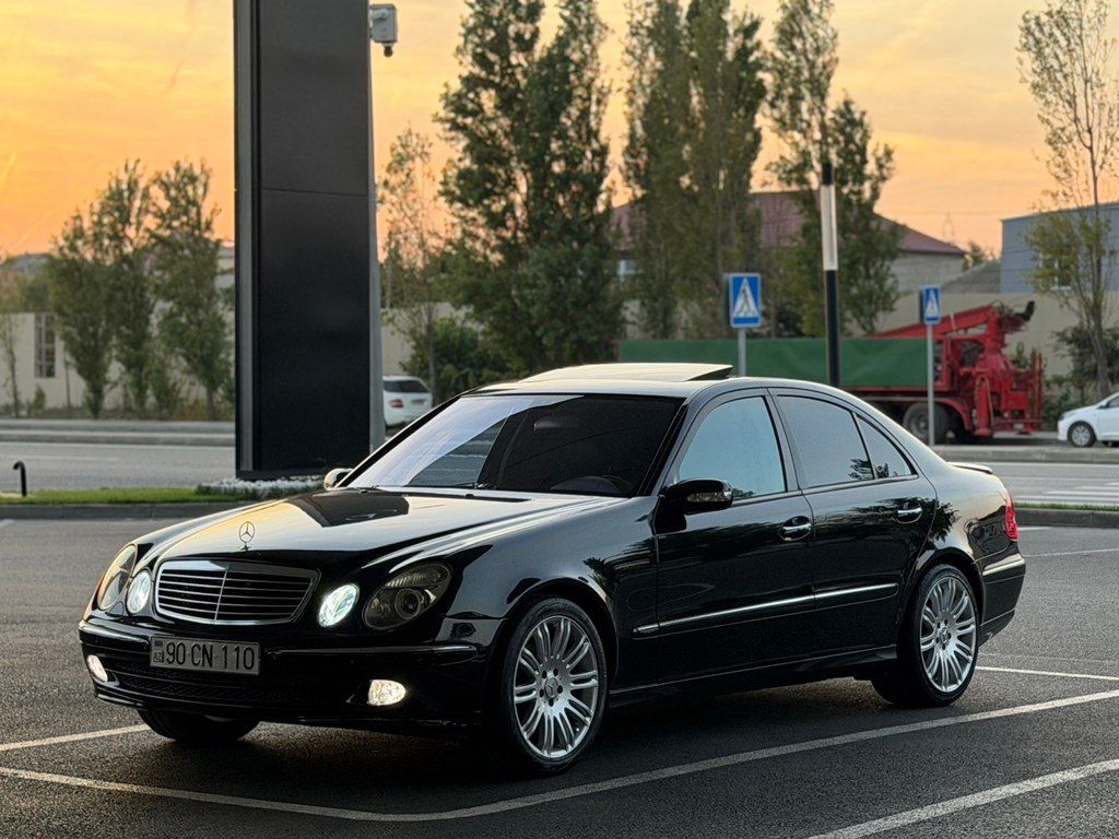 Mercedes E 240, 2.6 L, 2004 il, 285 000 km 90-CN-110 — Avtomobillər, Bakı (2)