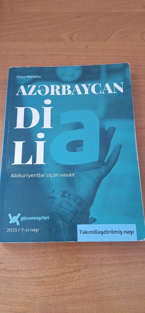 Məhsul: “Azərbaycan Dili – Abituriyentlər üçün vəsait” Müəllif: Elnur — Bakı