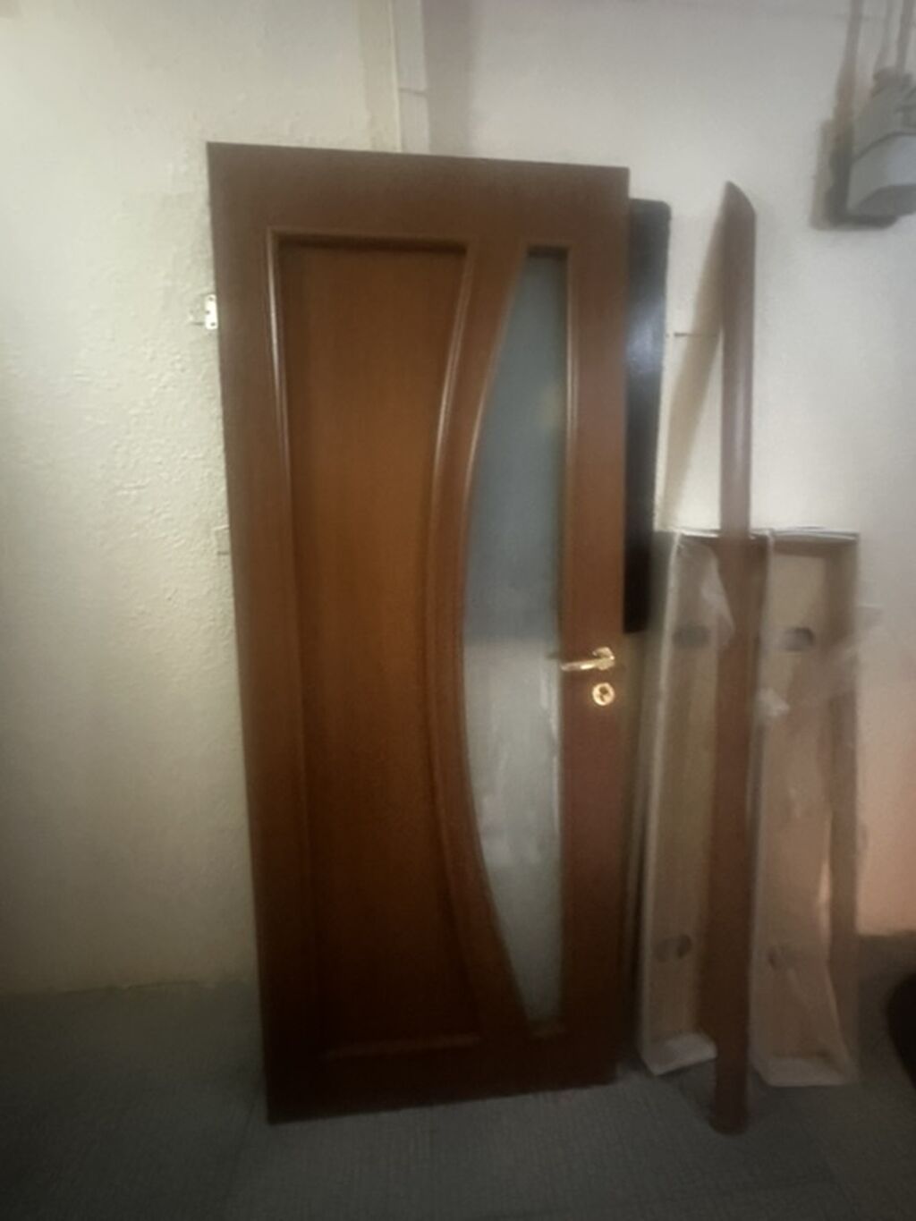 Taxta interyer qapıları dəsti - Material: ağac əsaslı (mDF/laminat — Pəncərələr, qapılar, balkonlar, Bakı (2)