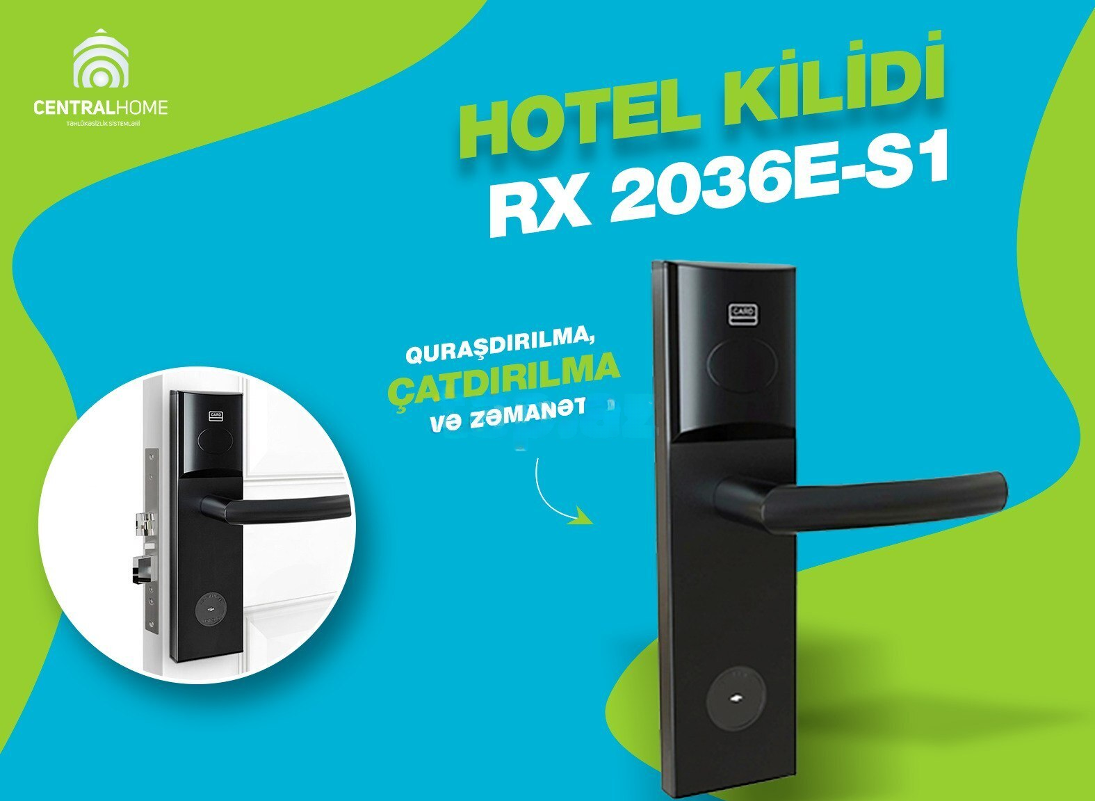 Otel kilidi RX 2036E-S1 — Bakı