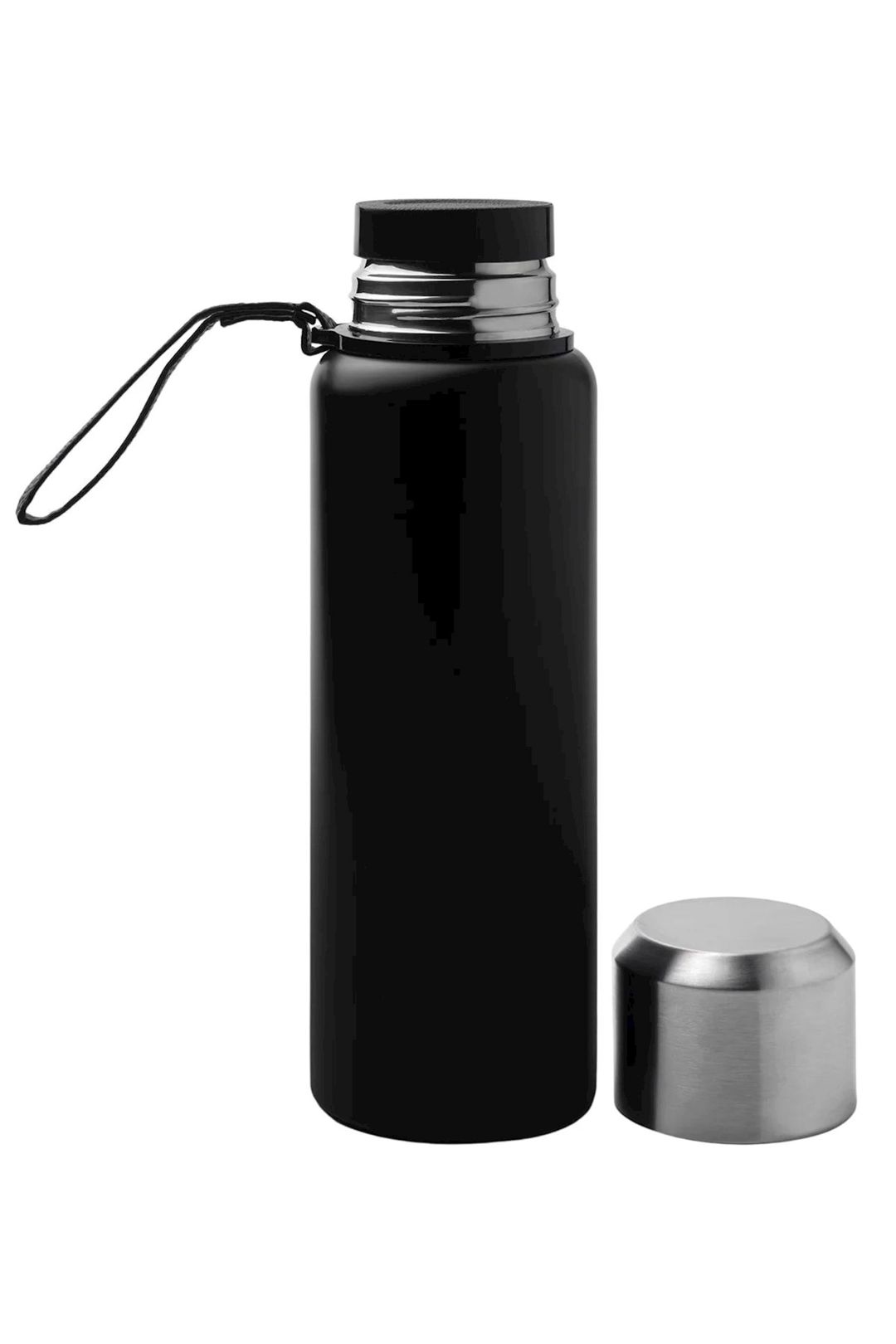 Termos Kitchen Design Lab, 1 l, paslanmayan polad, qara/gümüşü — Mallar, Bakı (2)