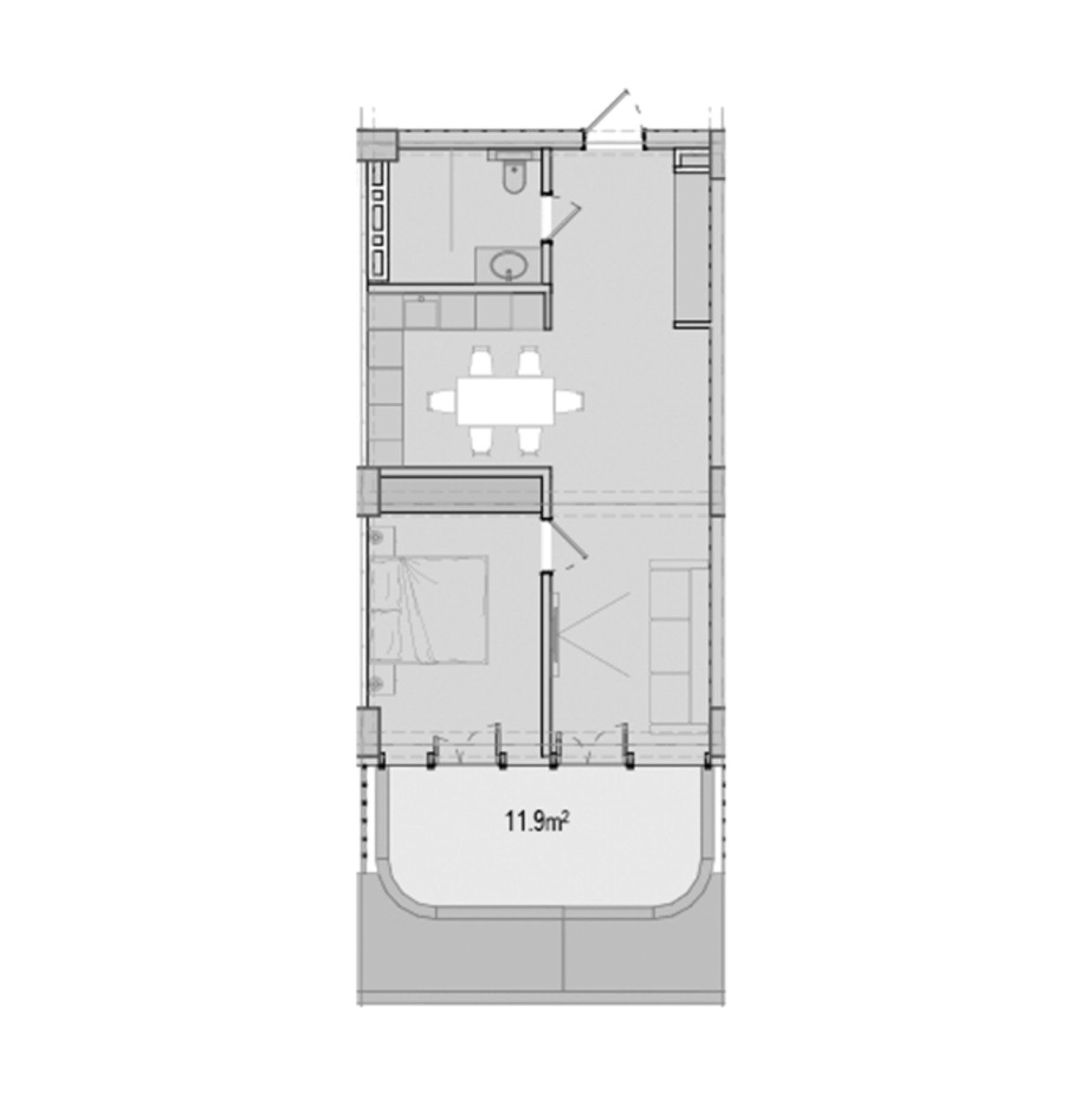 Satılır 2 otaqlı yeni tikili 77.1 m² — Mənzil, Bakı (7)