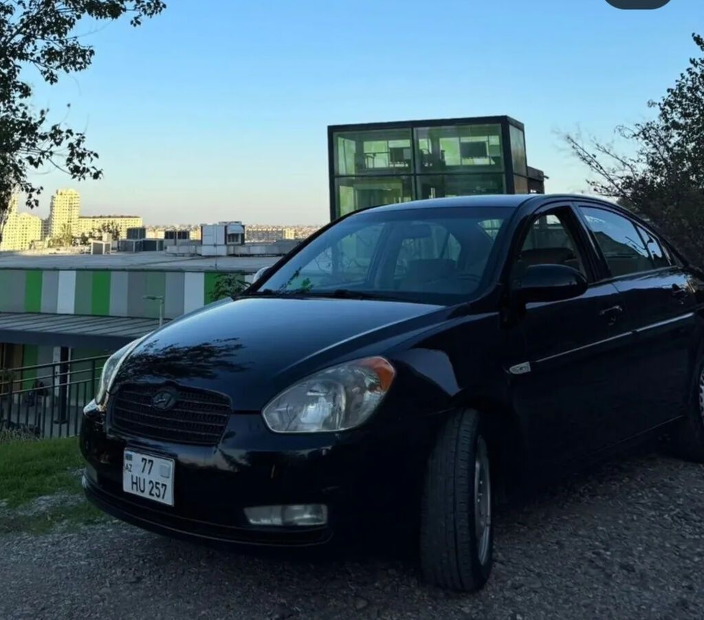 Hyundai Accent: 1.5 l 2008 il Sedan 77-HU-257 — Avtomobillər, Bakı (3)