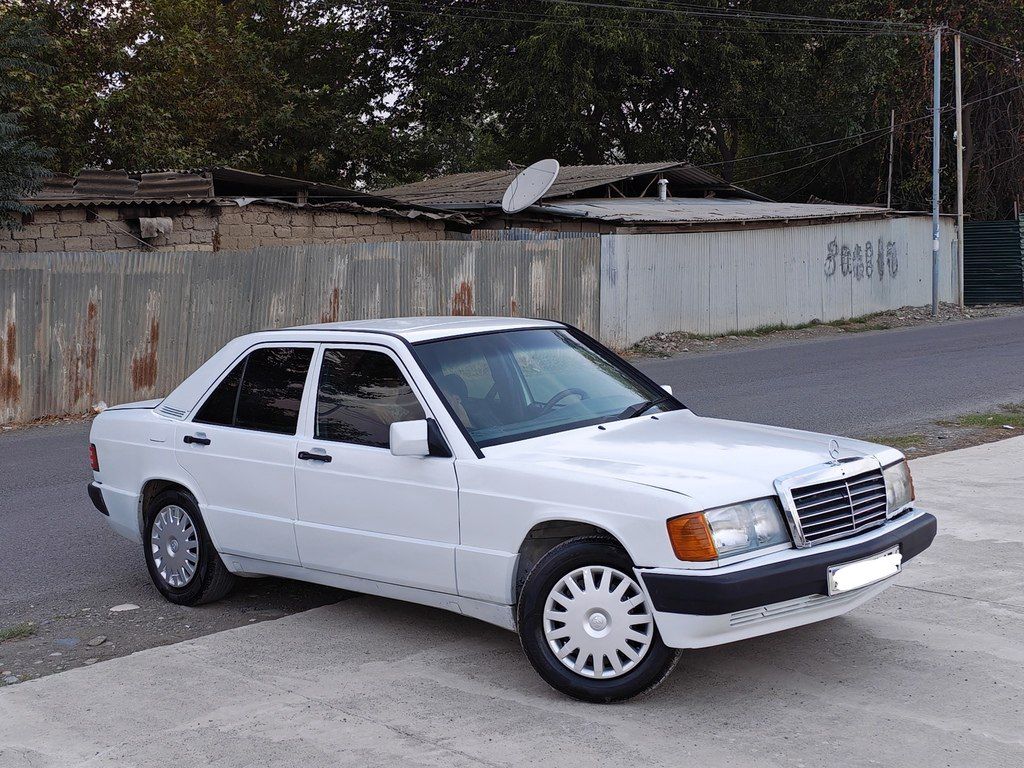 Mercedes 190, 2.0 L, 1991 il, 214 518 km — Avtomobillər, Bərdə (4)