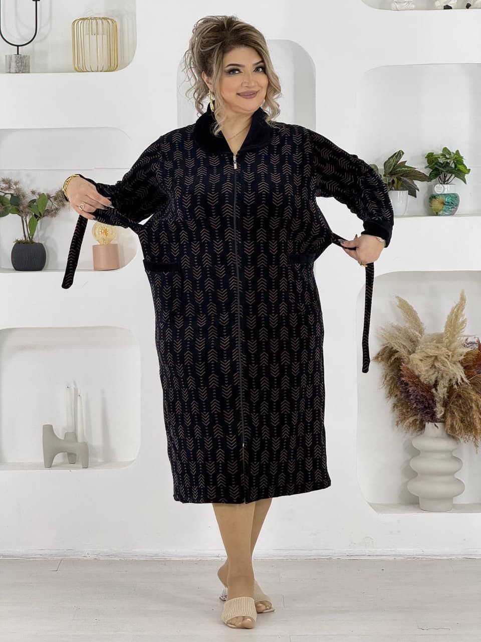Ev xələti 2796635, qara, velür, ölçü 8XL — Mallar, Bakı (3)