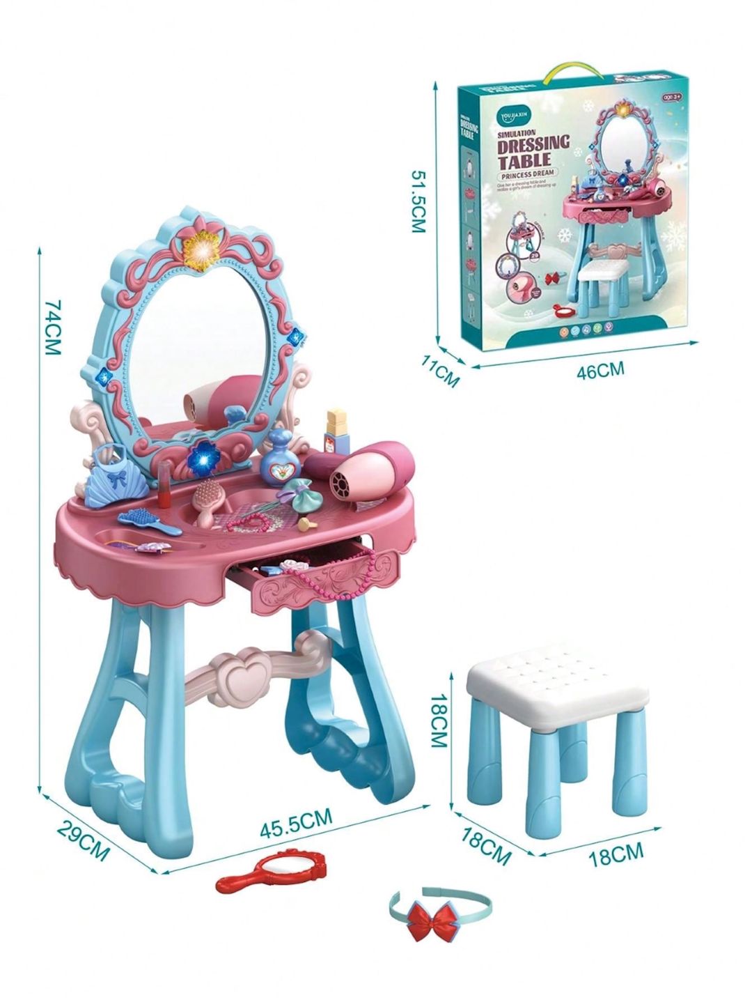 Oyun dəsti Dressing Table MKO1111, 3+ yaş — Mallar, Bakı (2)