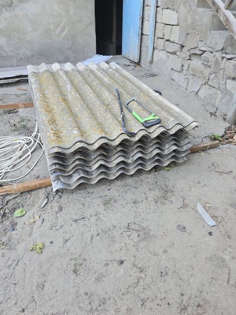 Şifer dam örtüyü üçün dalğalı lövhələr - Material: dalğalı şifer — Bakı