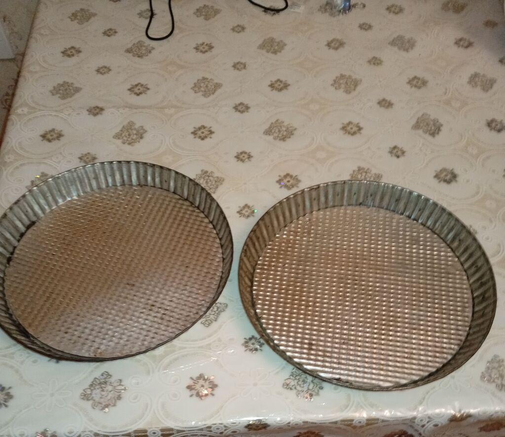 Şirniyyat qəlibləri, rəng - Gümüşü, Metal, Dairəvi — Bişirmə qabları, Bakı