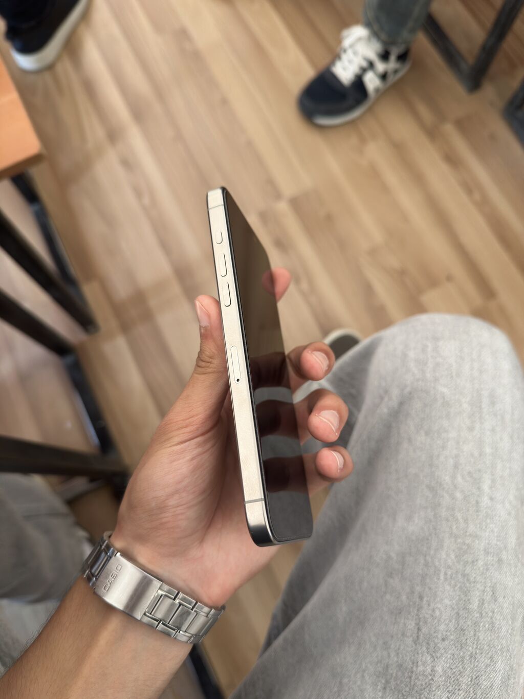 IPhone 15 Pro Max, 256 GB, Natural Titanium, Zəmanət, Simsiz şarj, Face ID — Apple iPhone, Bakı (3)