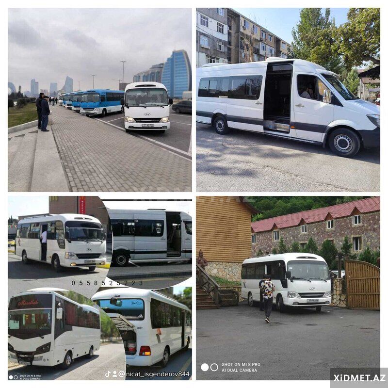 Avtobus sifarisi — Sürücü xidmətləri, Bakı