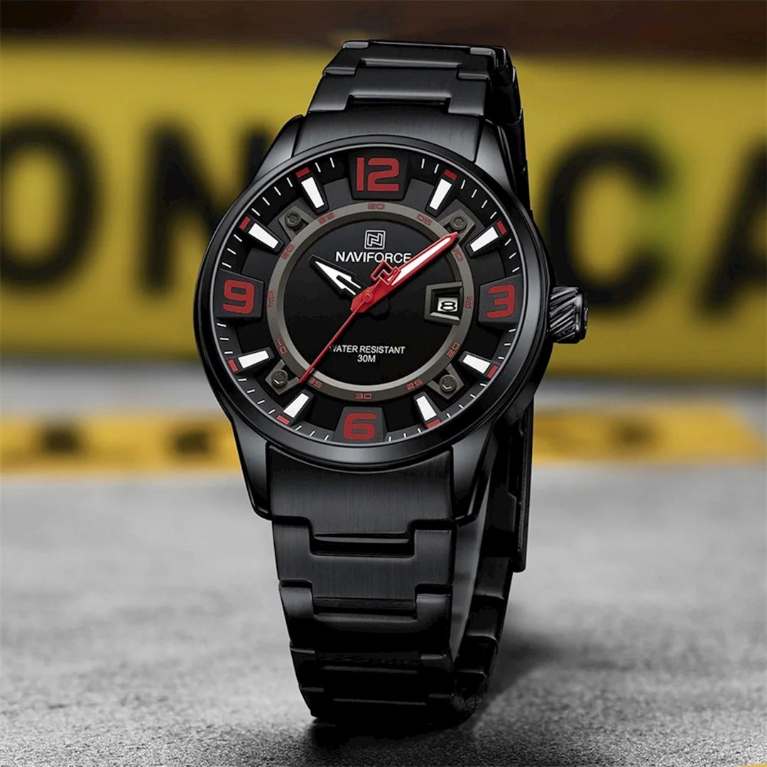 Qol saatı Naviforce 8044 Black/Red — Mallar, Bakı (2)