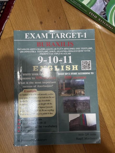 Exam Target-1 – İngilis dili üzrə buraxılış hazırlıq vəsaiti — Bakı