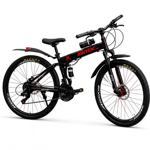 Qatlanan velosiped BMX_29_TMTCH_GTR381 Qara-Qırmızı — Bakı