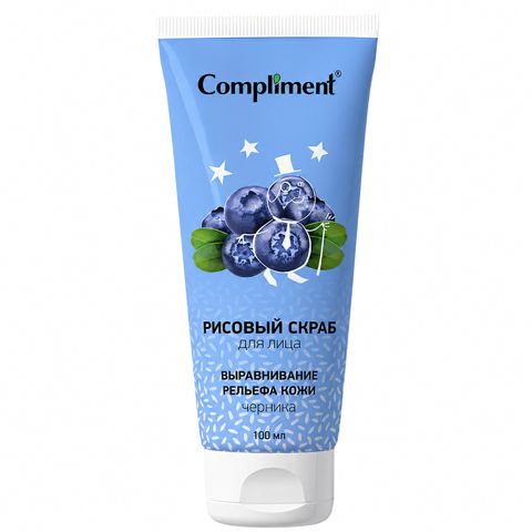 Üz üçün skrab Compliment Рисовый Черника 100 ml — Bakı