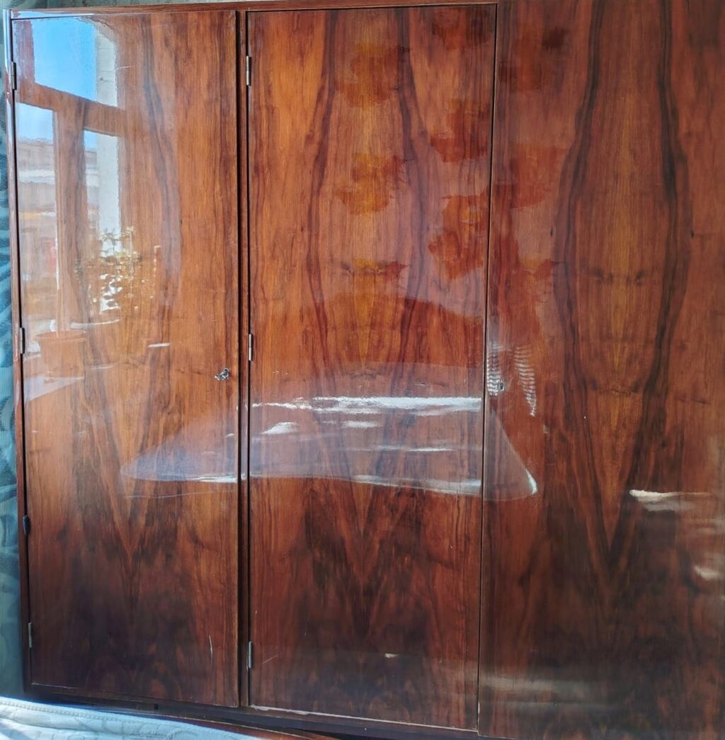 Yataq otağı mebel dəsti - Çarpayı: iki nəfərlik, taxta karkaslı — Yataq otağı mobilya dəstləri, Sumqayıt (2)