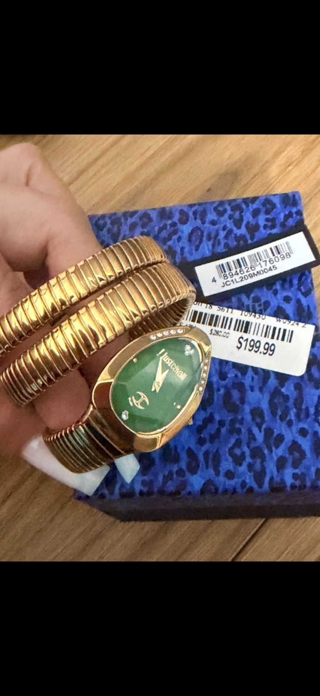 Roberto Cavalli qadın qol saatı – ilanvari “tubogas” tipli qızılı — Qol saatları, Bakı (4)