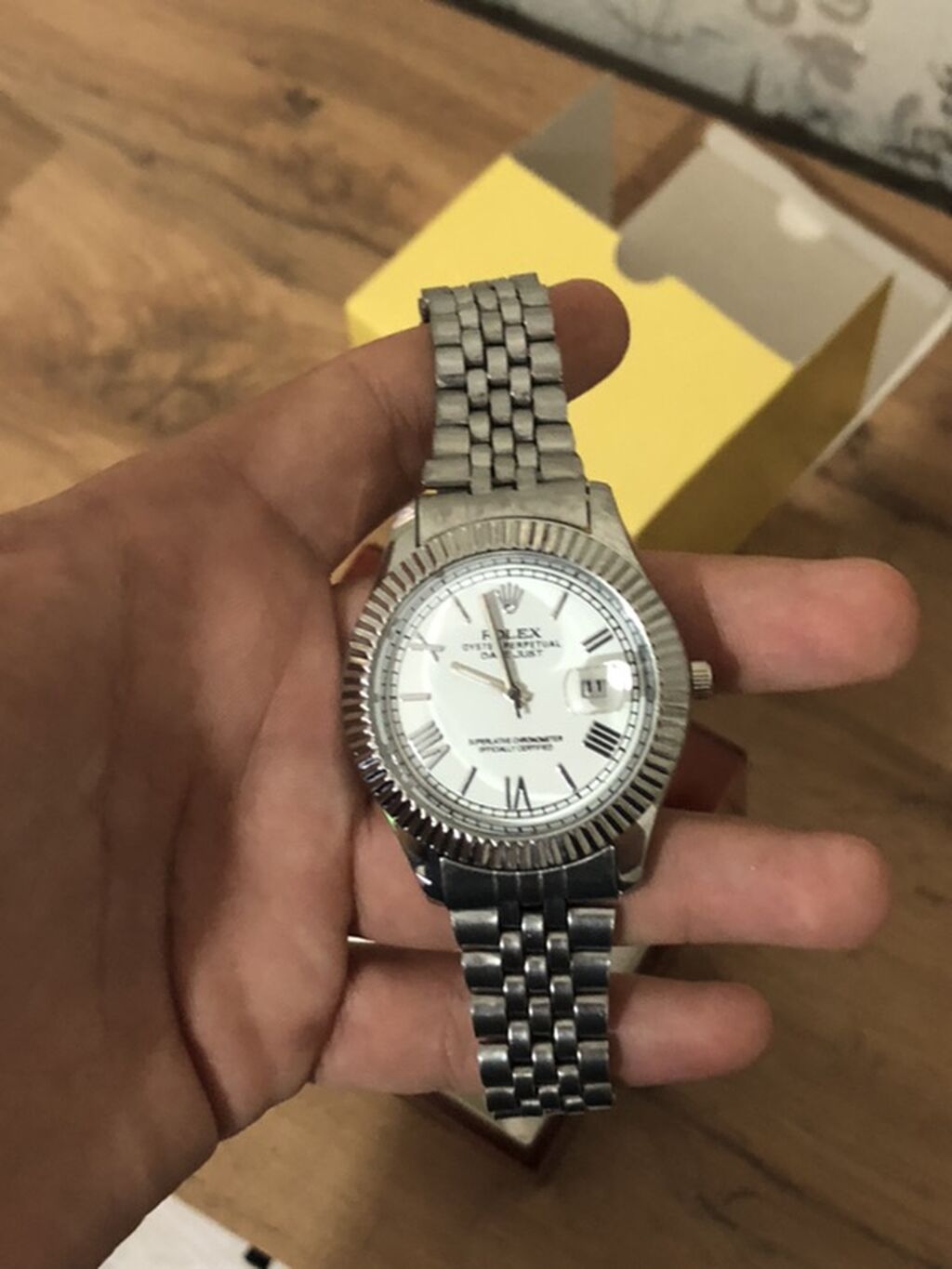 Məhsul: Rolex qol saatı (tam qablaşdırma ilə) Təsvir: - Korpus: polad — Qol saatları, Bakı (6)