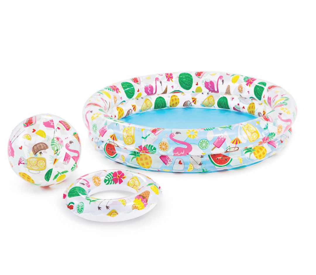 Uşaqlar üçün hovuz İntex H59460NP, rəngbərəng, 122x25 sm, 150 l — Hovuzlar, Bakı
