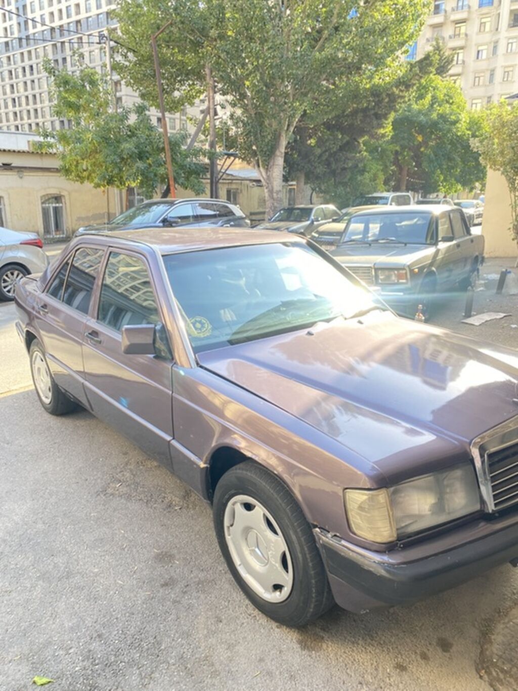 Mercedes-Benz 190 (W201): 2 l 1991 il Sedan 90-BR-421 — Avtomobillər, Bakı (3)
