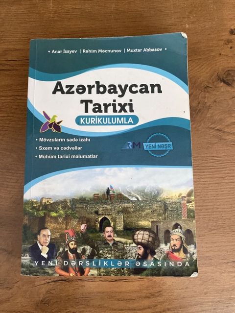 Məhsul: “Azərbaycan Tarixi – Kurikulumla” kitabı Müəlliflər: Anar — Bakı