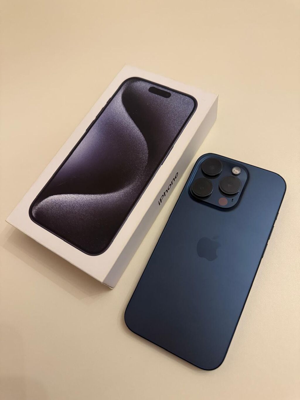 IPhone 15 Pro, 256 GB, Blue Titanium, Face ID — Apple iPhone, Bakı (3)