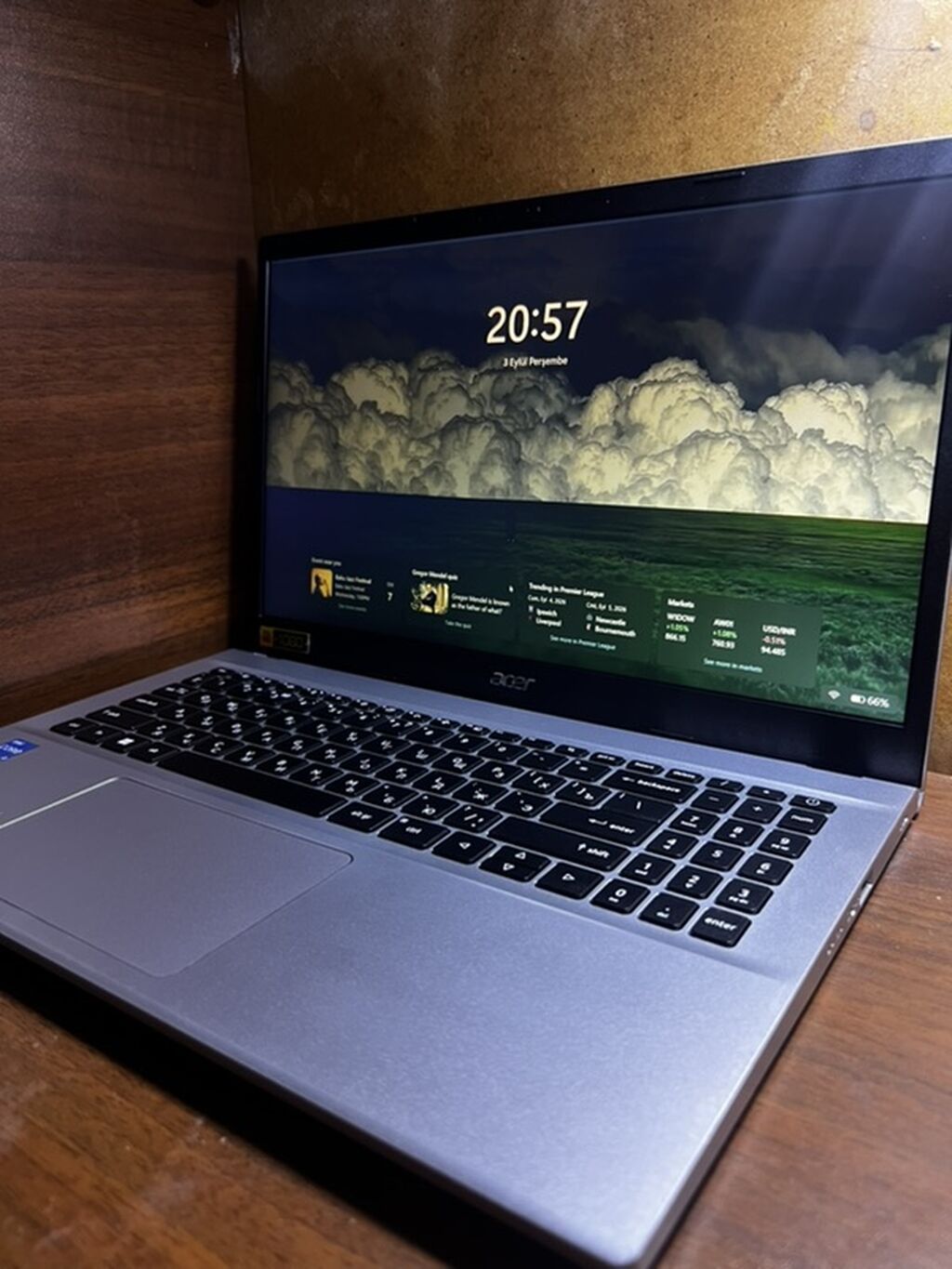 Acer noutbuk – 15.6" ekranlı, gümüşü gövdə İntel core i3 12-ci nəsil — Acer, Bakı (3)